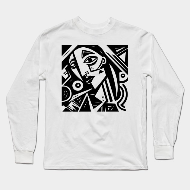 Cubist Witch Long Sleeve T-Shirt by n23tees